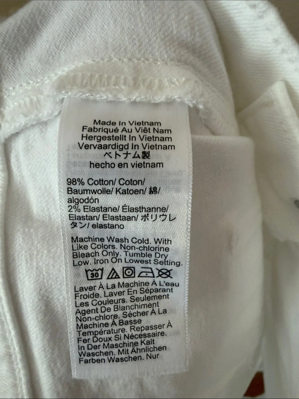 J. Crew White utility denim short Size 30